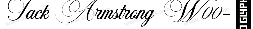 Jack Armstrong W00字体转换